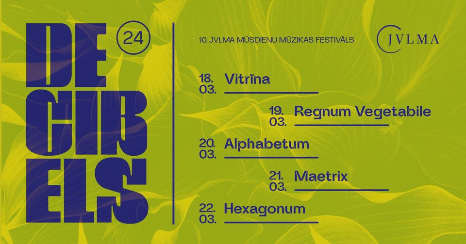 'deciBels' contemporary music festival in Rīga this week