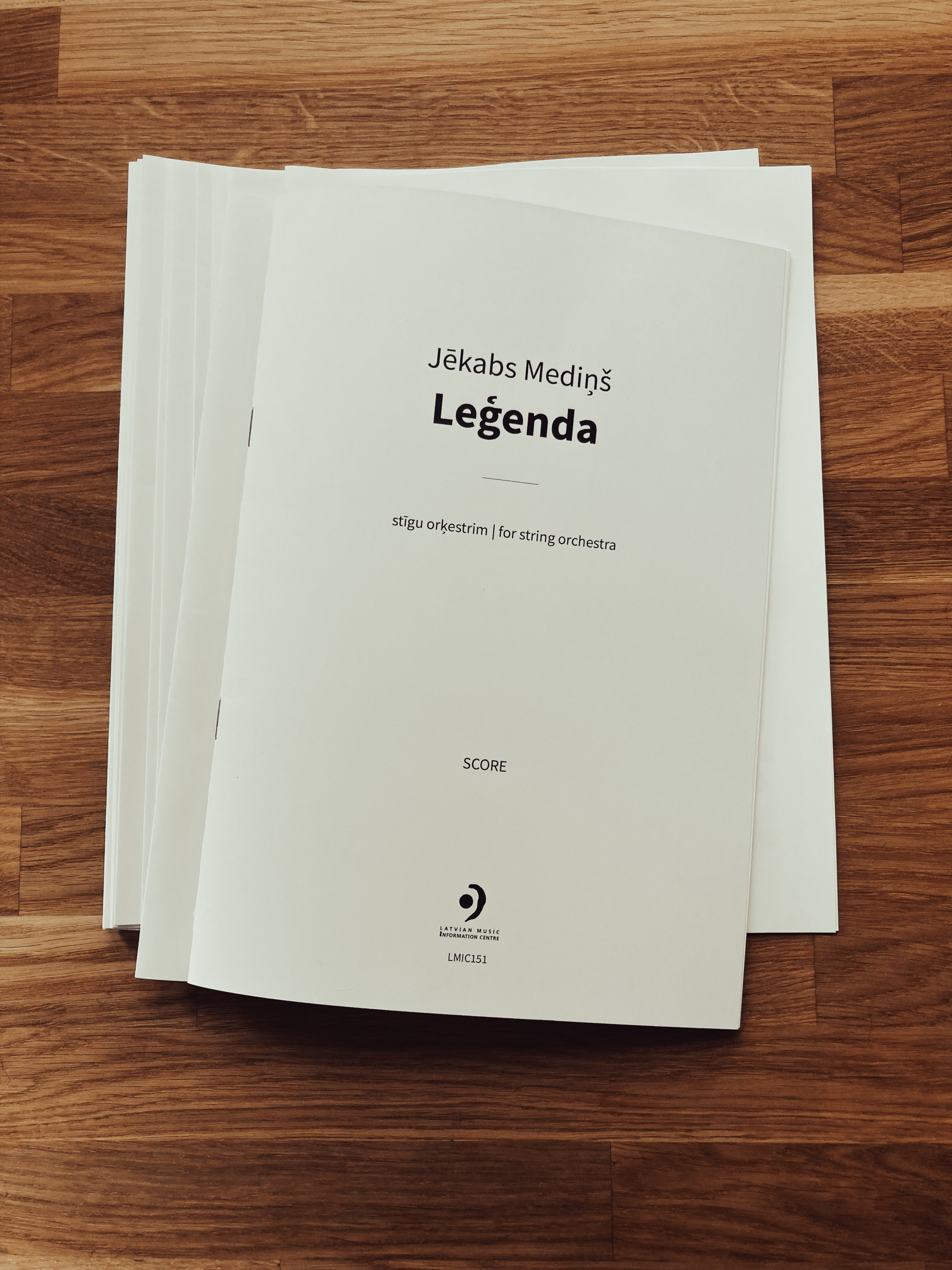 Latvijas Mūzikas informācijas centrs izdevis Jēkaba Mediņa skaņdarba 